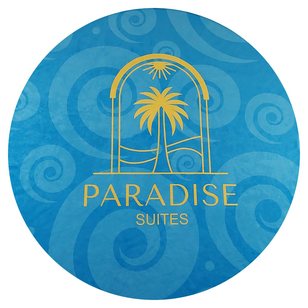 Beach Towels — 60 in Diameter Round Beach Towel